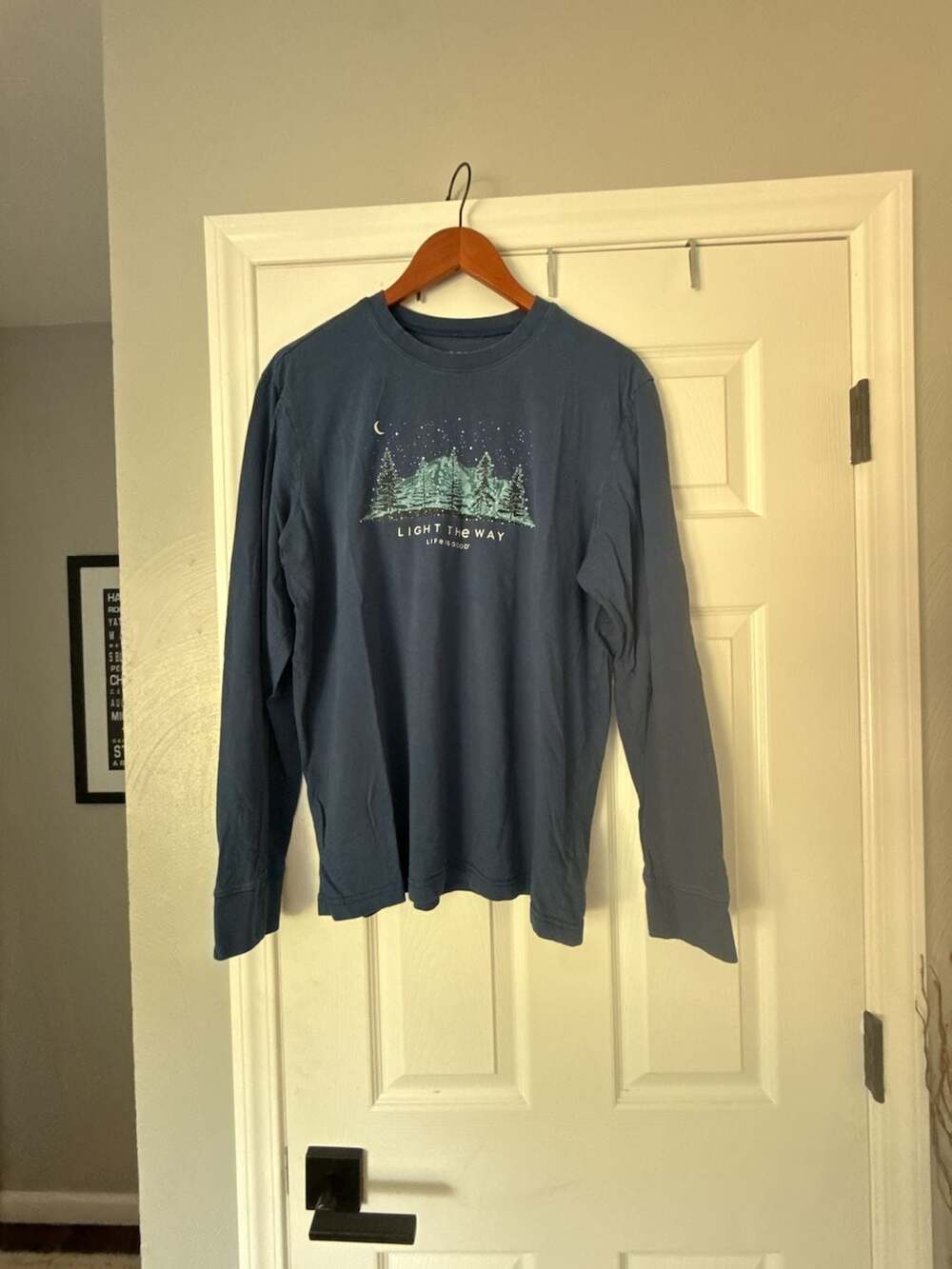 Life is Good Men's Light the Way Long Sleeve Crusher Tee
